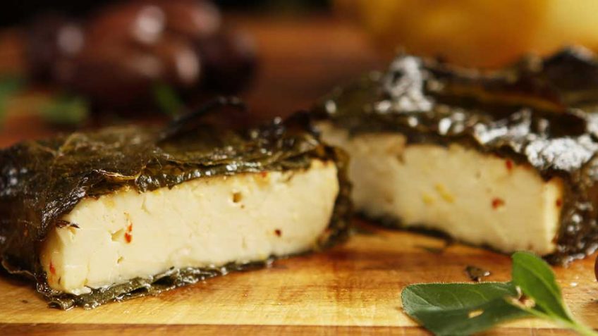 Feta cheese recipe served warm